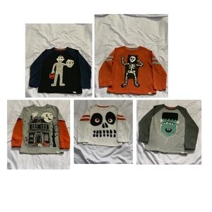 Lot of 5- Gap Halloween Long Sleeve T-shirts